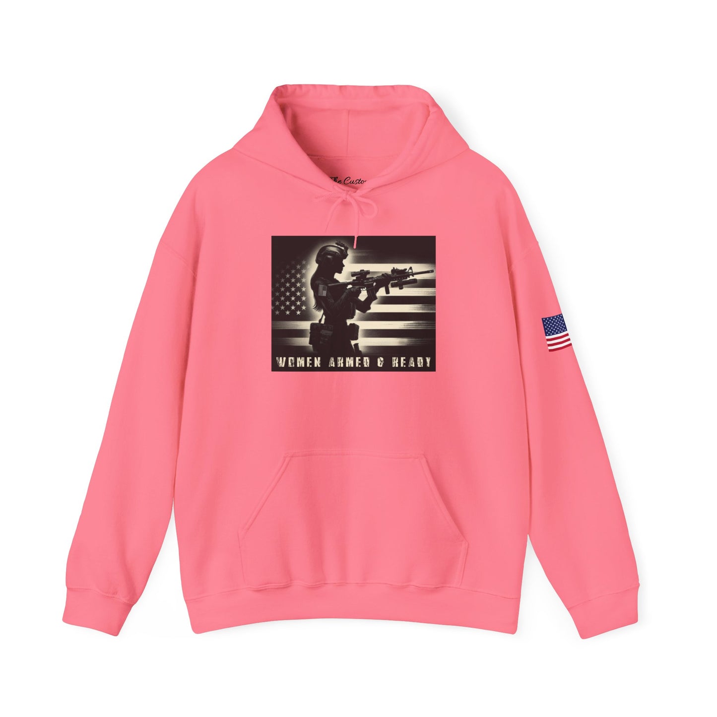 Women Armed & Ready Soldier Hooded Sweatshirt