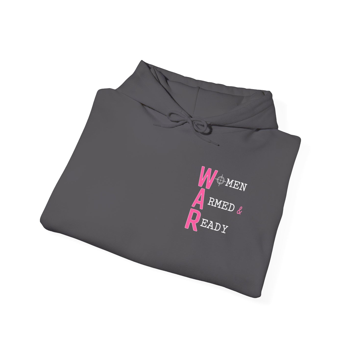 Women Armed & Ready Front Print Only Hooded Sweatshirt