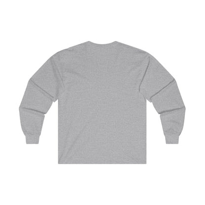 long sleeve cotton work t-shirt shirt crew neck gray