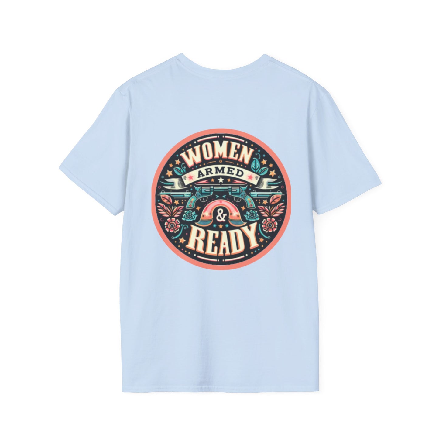 Women Armed & Ready Digital Design T-Shirt