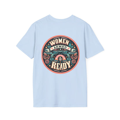 Women Armed & Ready Digital Design T-Shirt