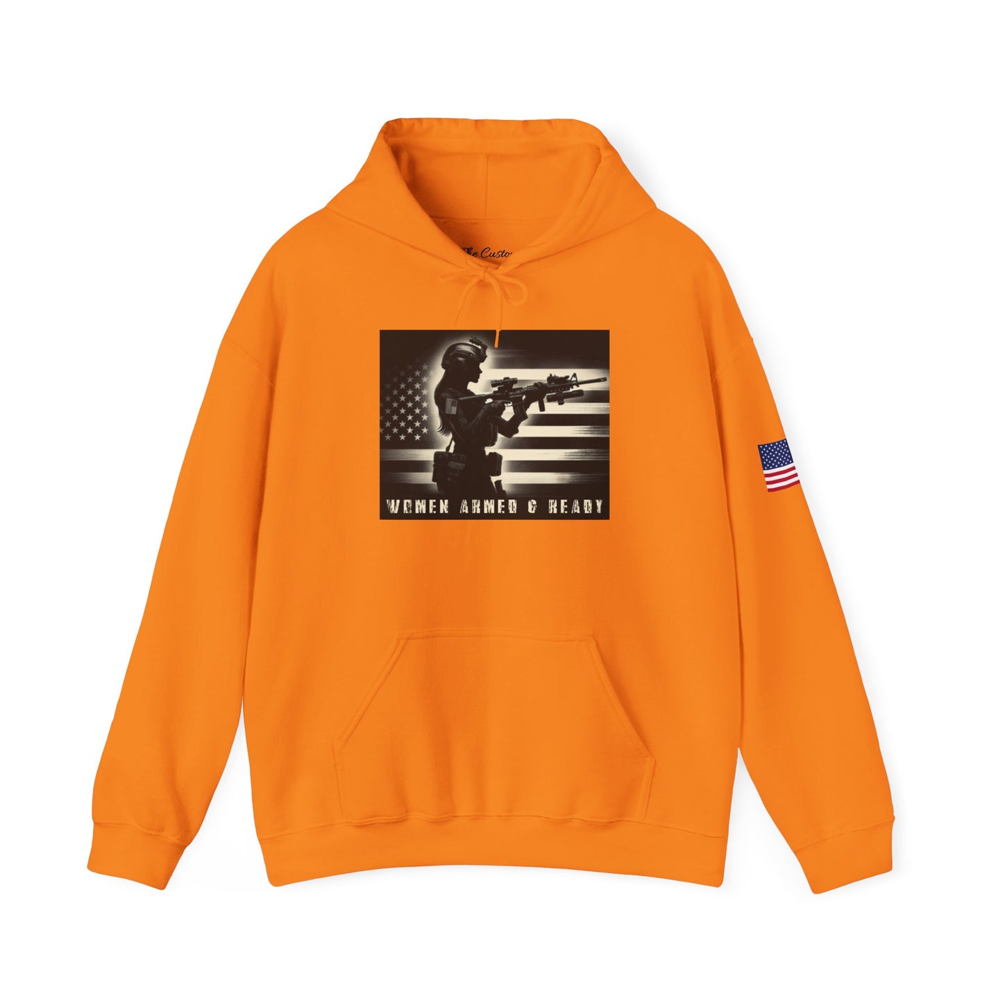 Women Armed & Ready Soldier Hooded Sweatshirt