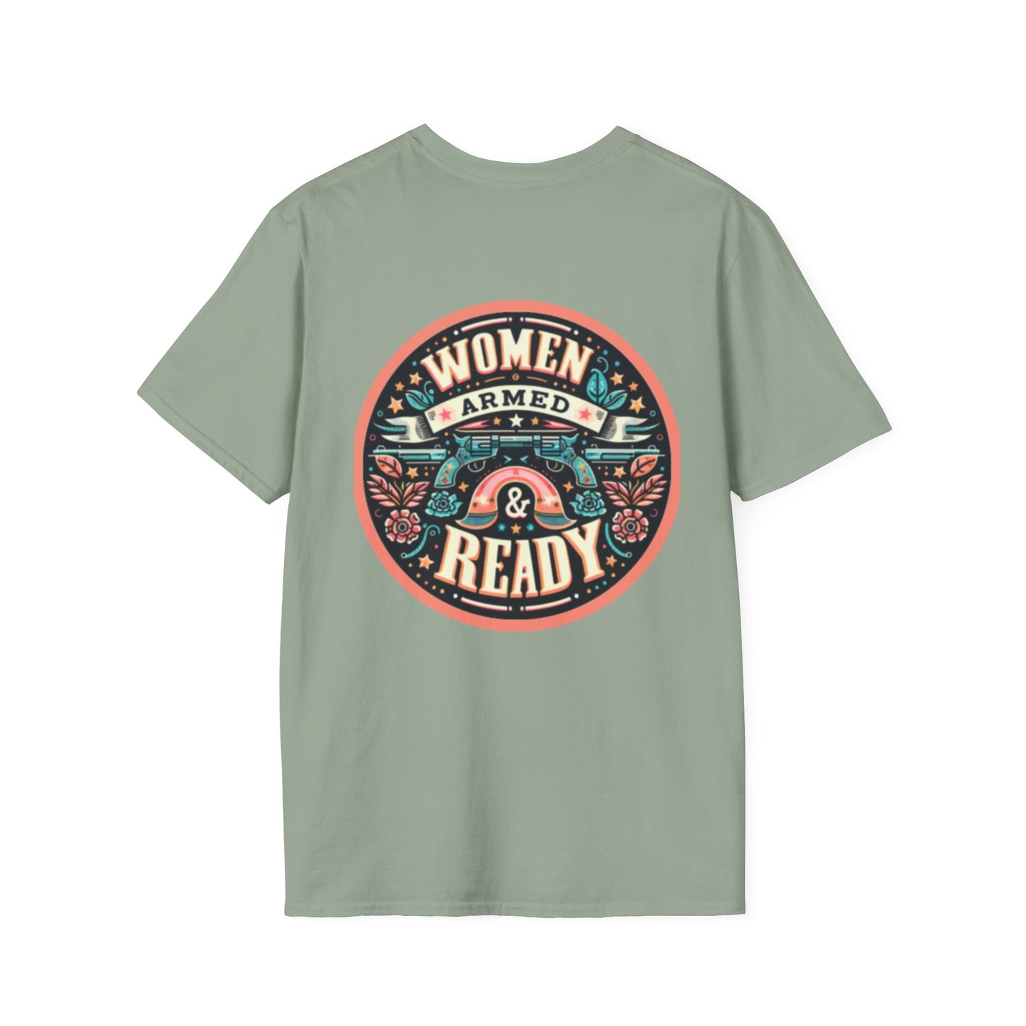 Women Armed & Ready Digital Design T-Shirt