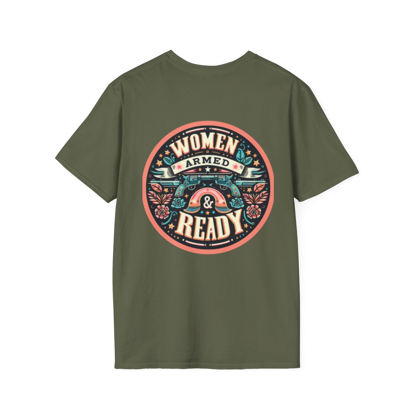 Women Armed & Ready Digital Design T-Shirt