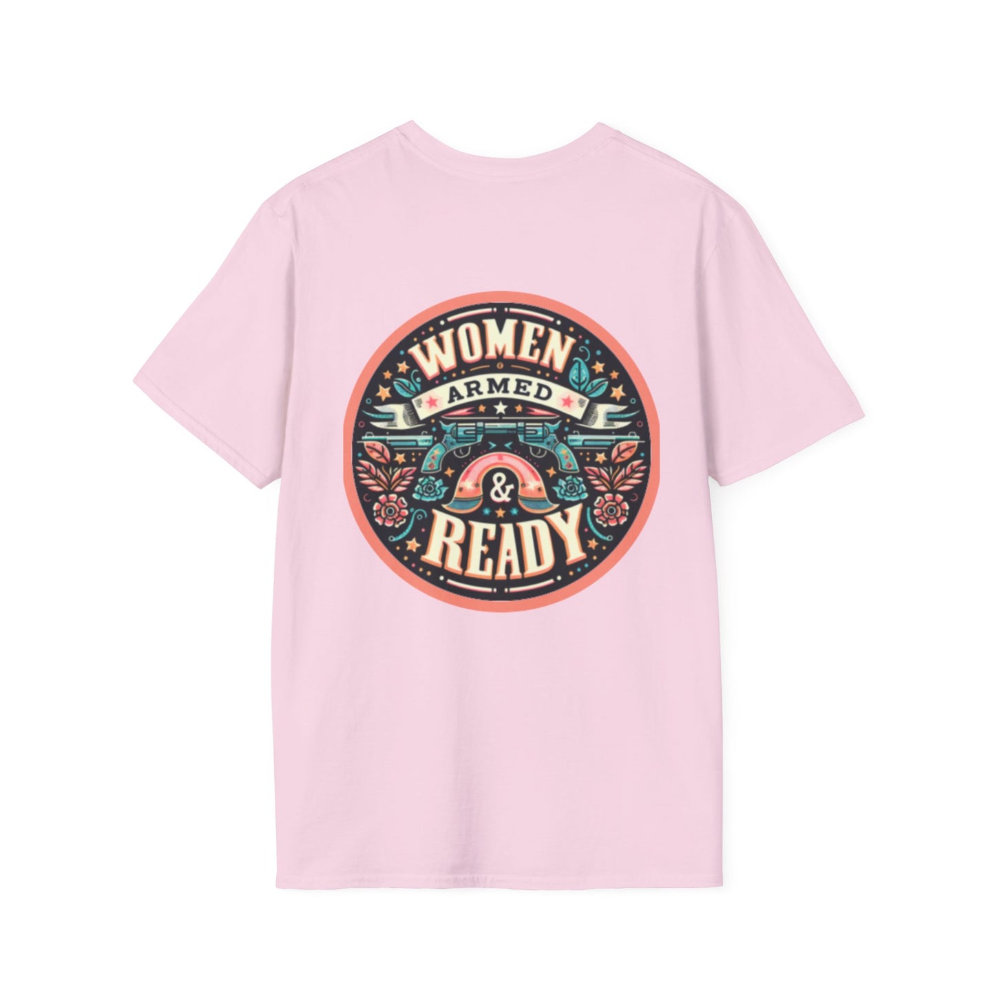 Women Armed & Ready Digital Design T-Shirt