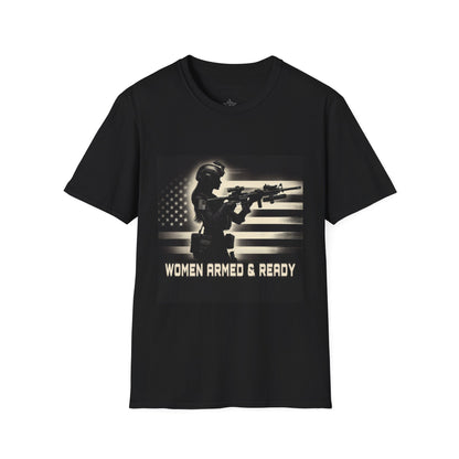 Women Armed & Ready Soldier T-Shirt