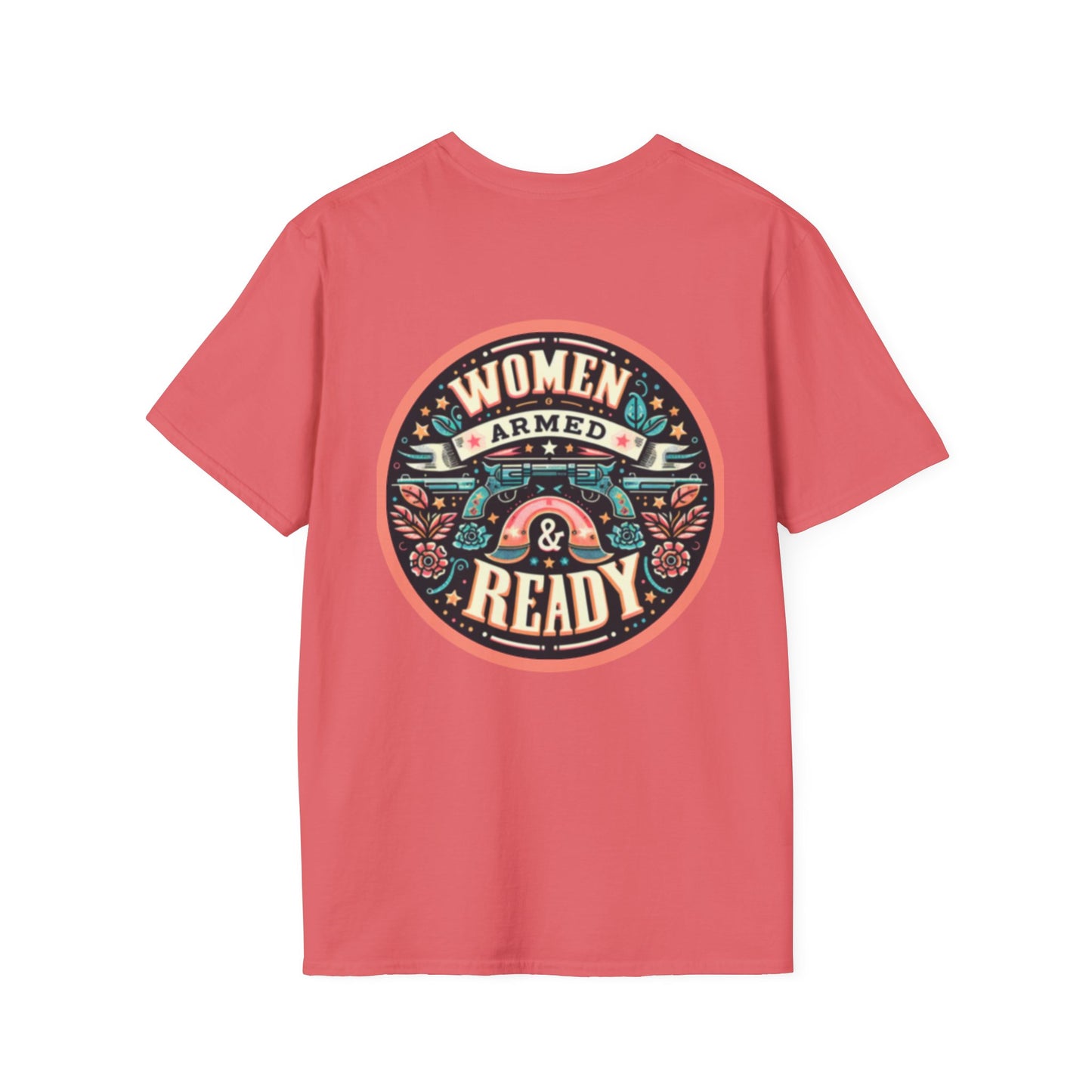 Women Armed & Ready Digital Design T-Shirt