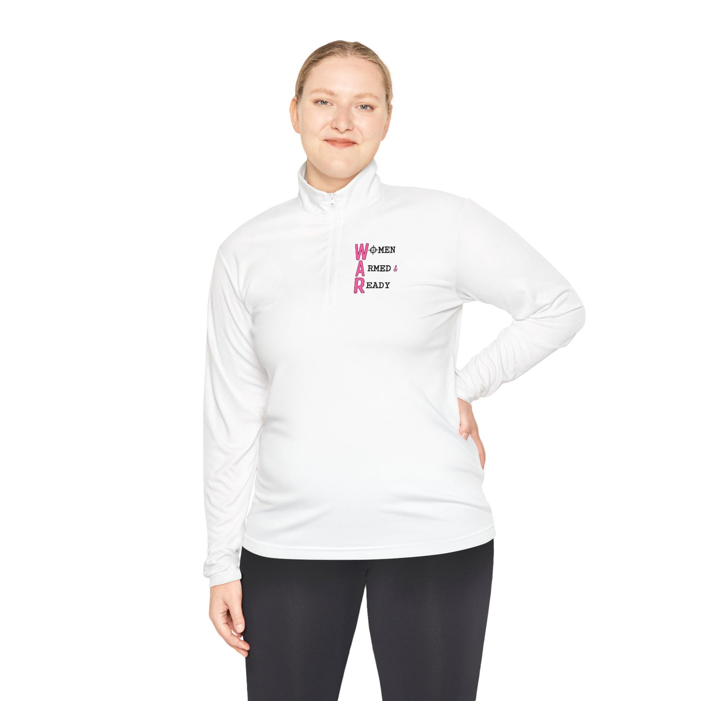 Women Armed & Ready Quarter-Zip Pullover