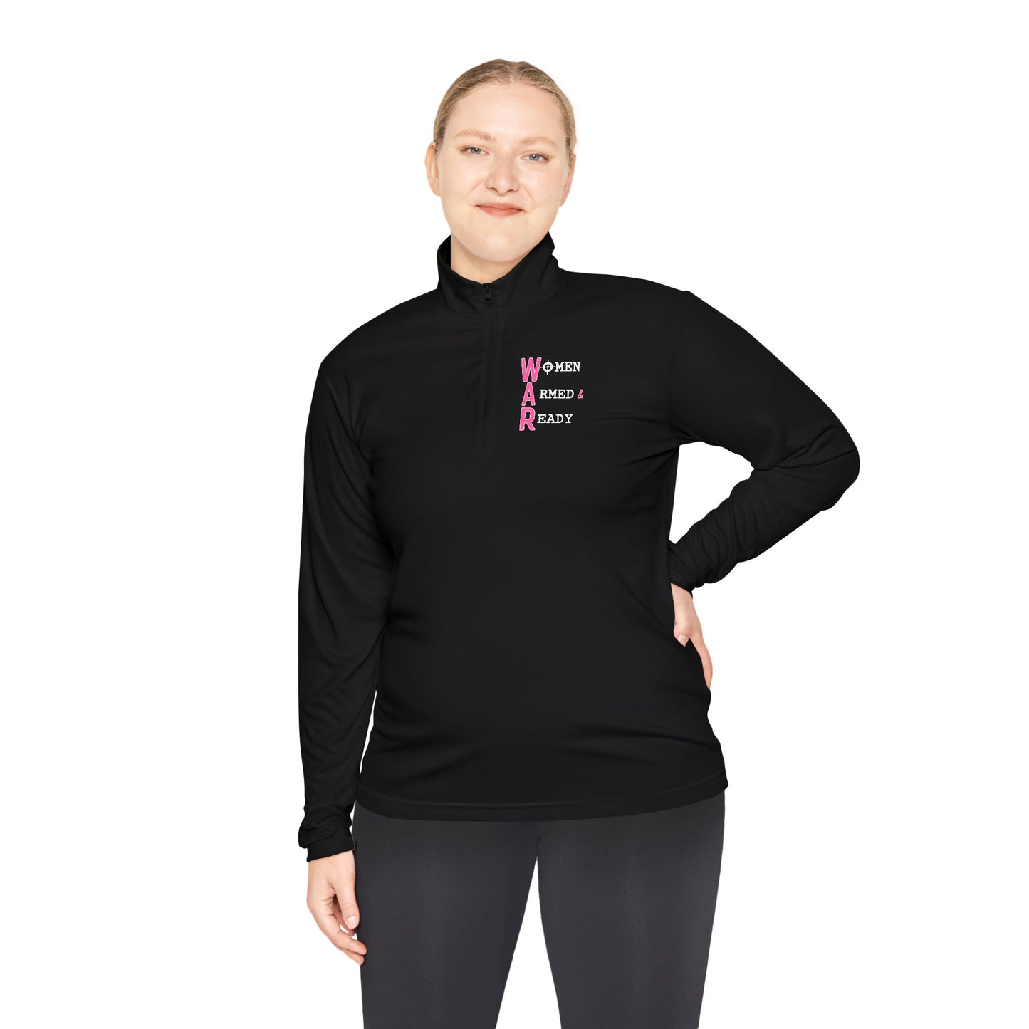 Women Armed & Ready Quarter-Zip Pullover