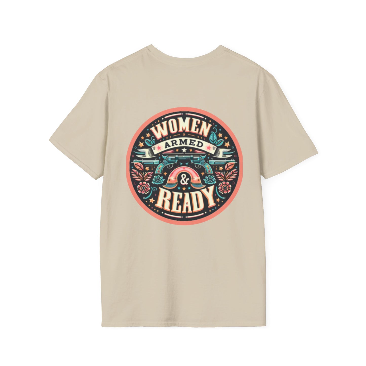 Women Armed & Ready Digital Design T-Shirt