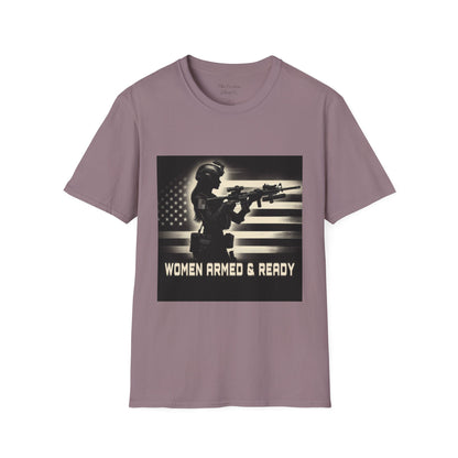 Women Armed & Ready Soldier T-Shirt