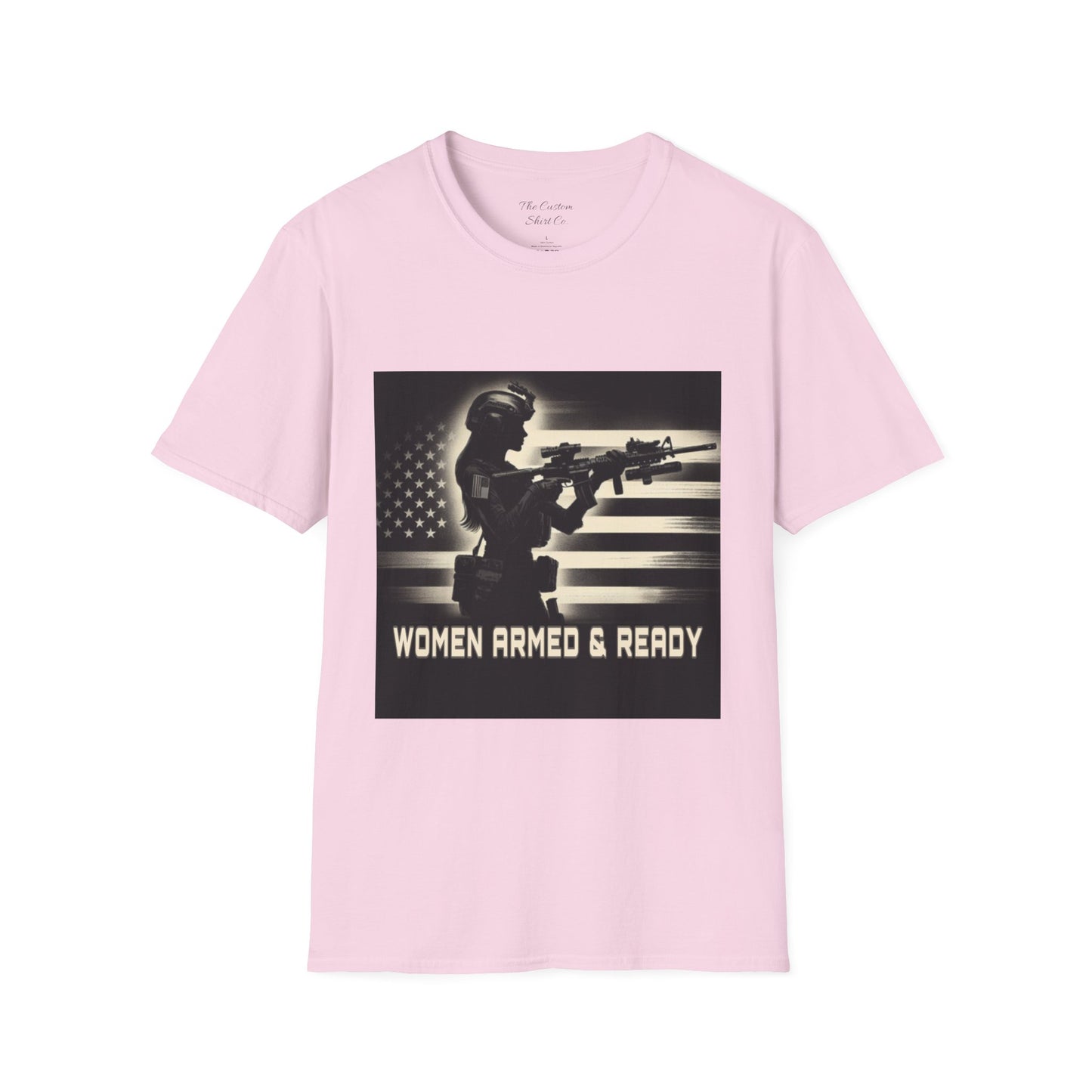 Women Armed & Ready Soldier T-Shirt