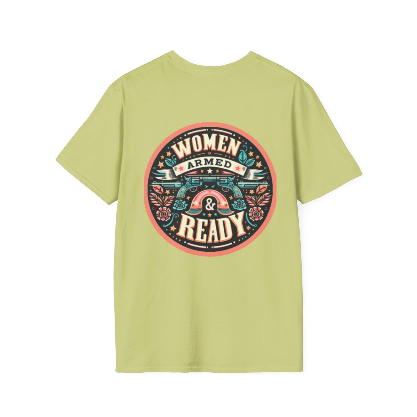 Women Armed & Ready Digital Design T-Shirt