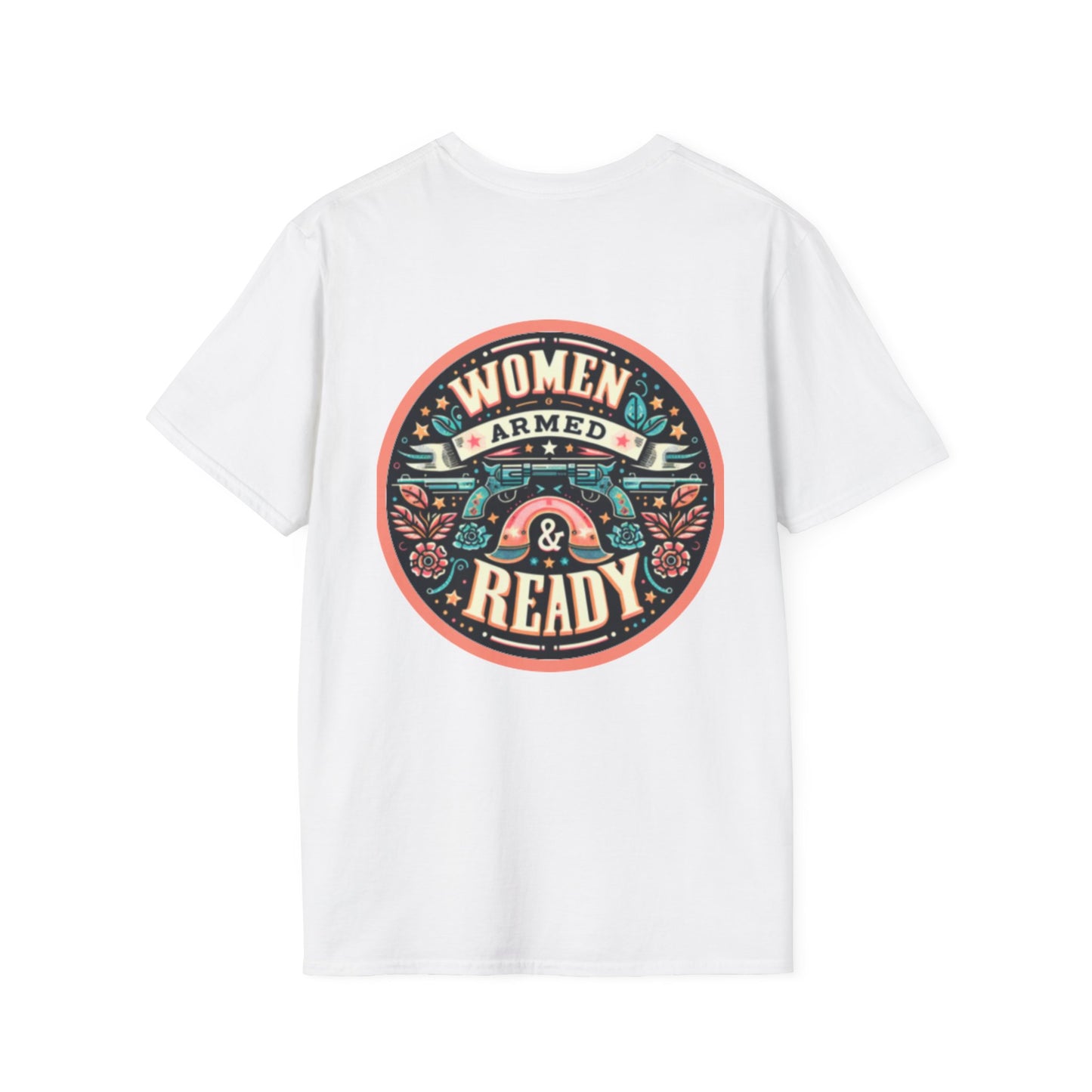 Women Armed & Ready Digital Design T-Shirt