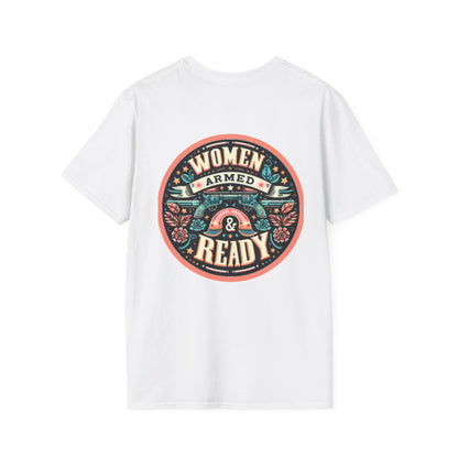 Women Armed & Ready Digital Design T-Shirt