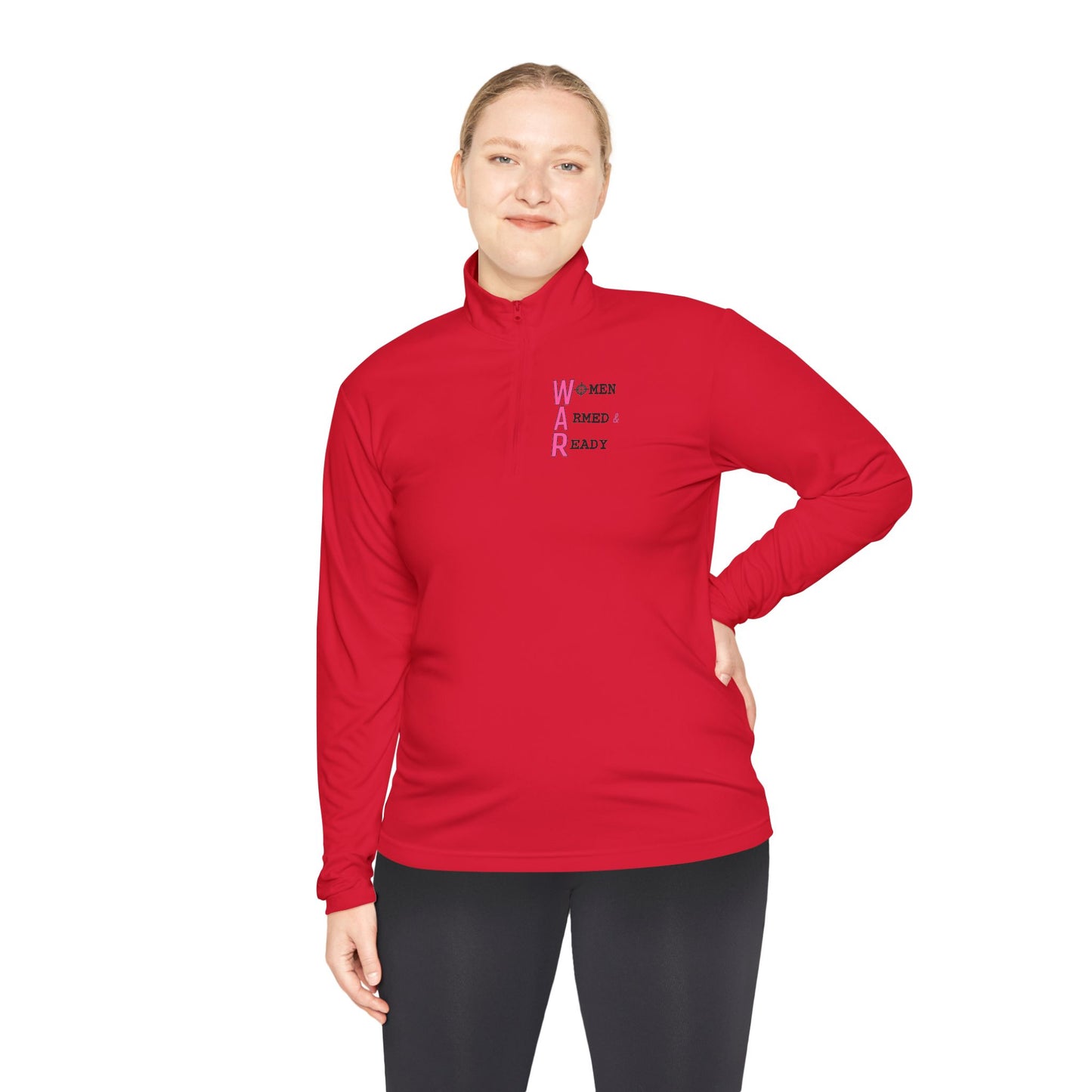 Women Armed & Ready Quarter-Zip Pullover