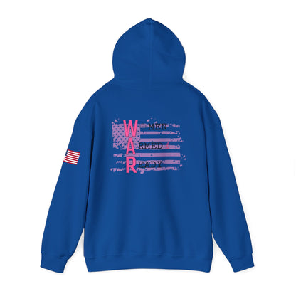 Women Armed & Ready Pink Flag Hooded Sweatshirt