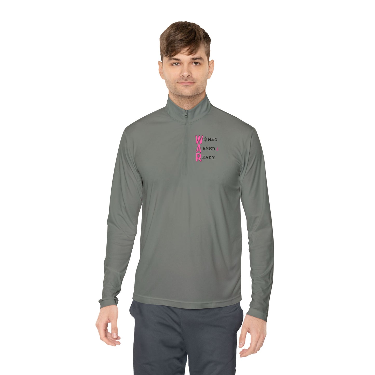 Women Armed & Ready Quarter-Zip Pullover