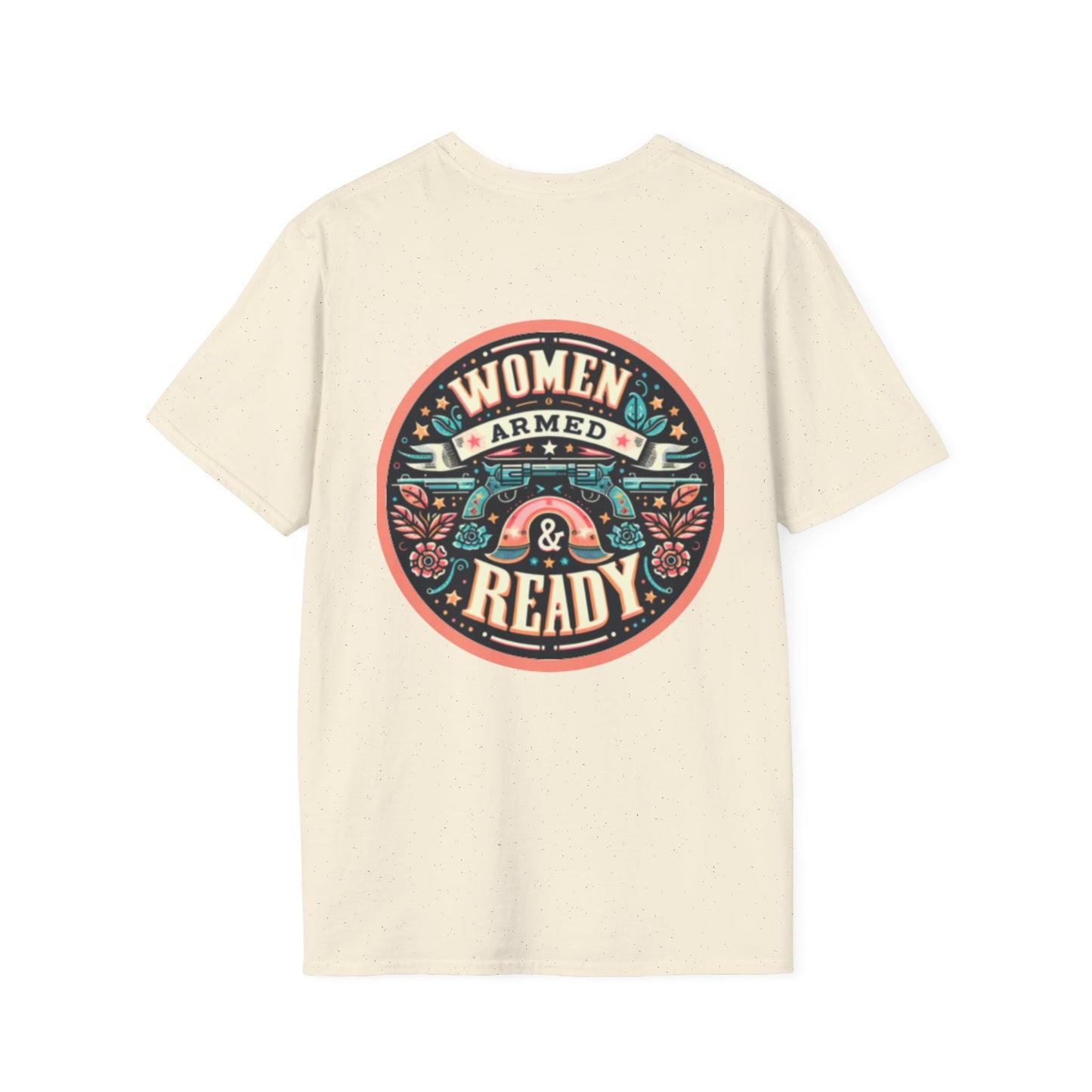 Women Armed & Ready Digital Design T-Shirt