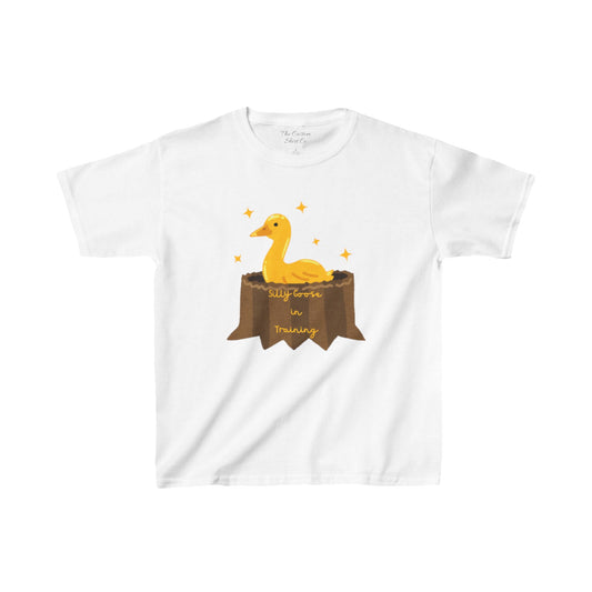 Silly Goose in Training Kids Tee