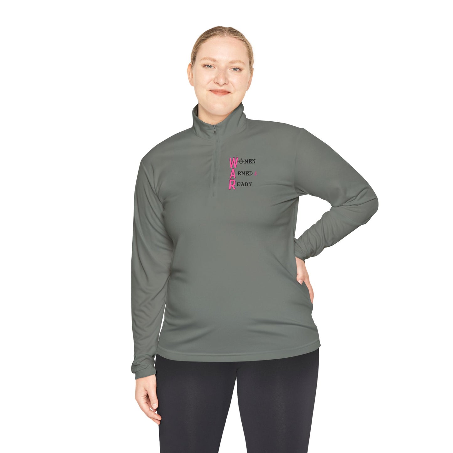 Women Armed & Ready Quarter-Zip Pullover