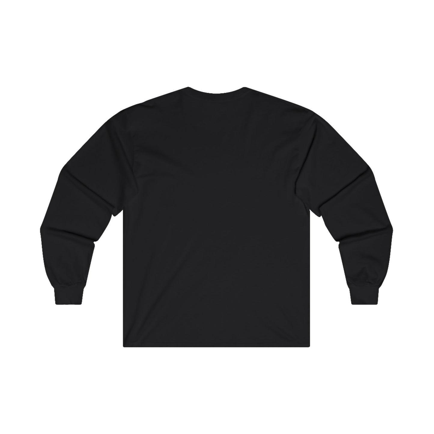 long sleeve cotton work t-shirt shirt crew neck black