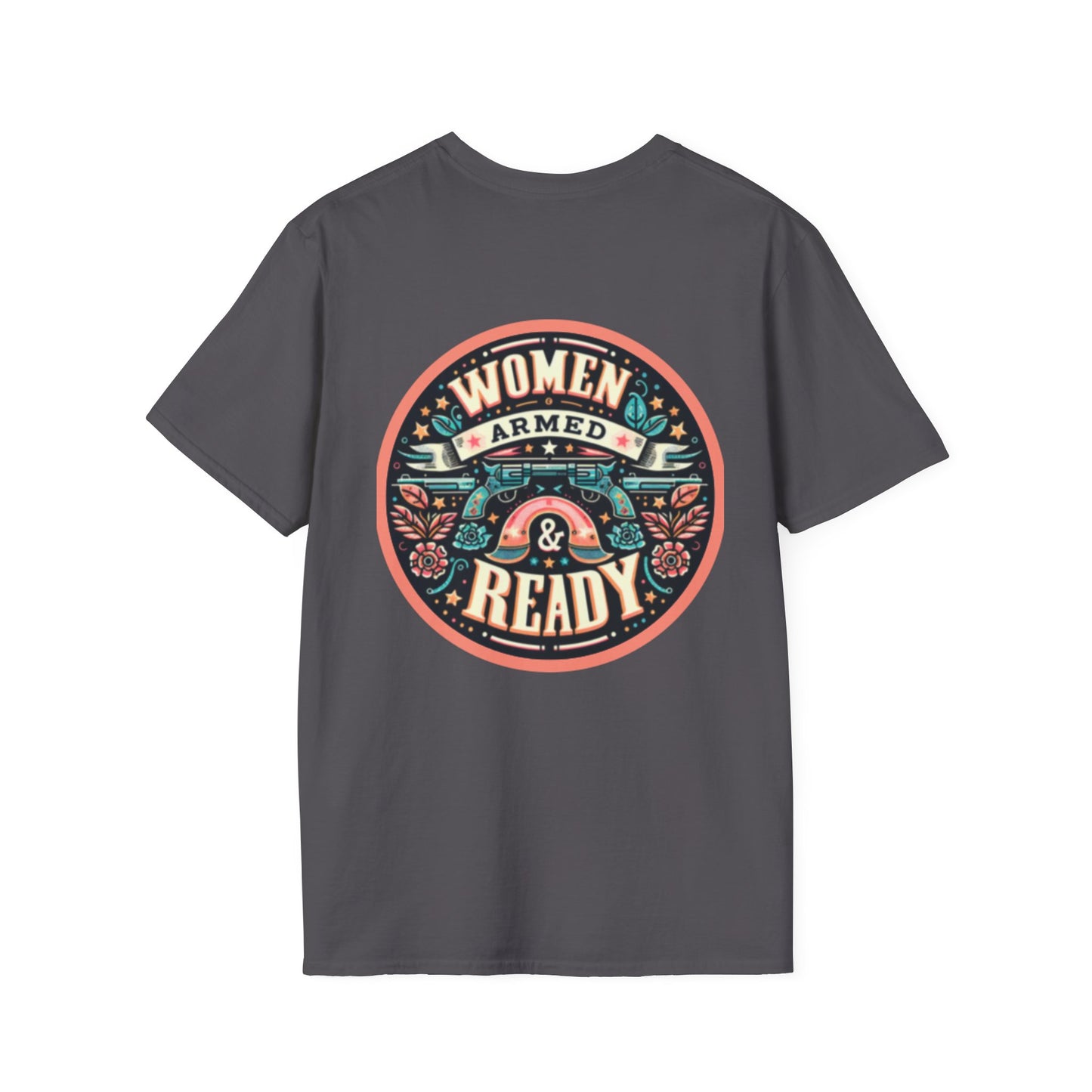 Women Armed & Ready Digital Design T-Shirt