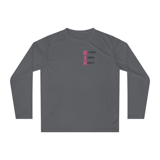 Women Armed & Ready Front Print Only Long Sleeve Shirt