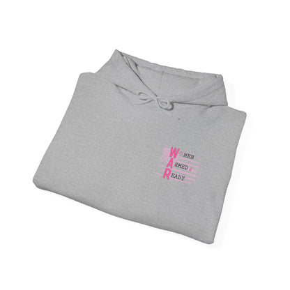 Women Armed & Ready Pink Flag Hooded Sweatshirt